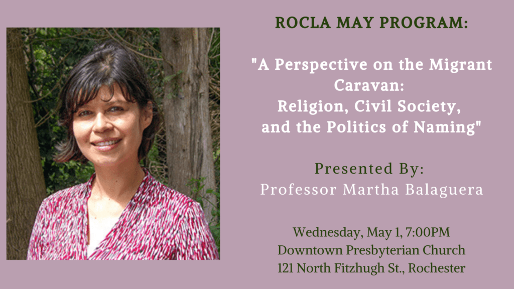 ROCLA May Program, Martha Balaguera