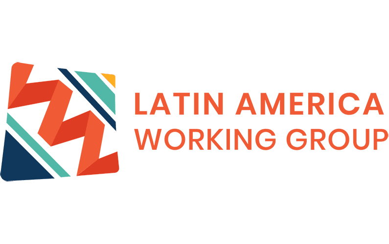 Latin America Working Group Logo with words of organization