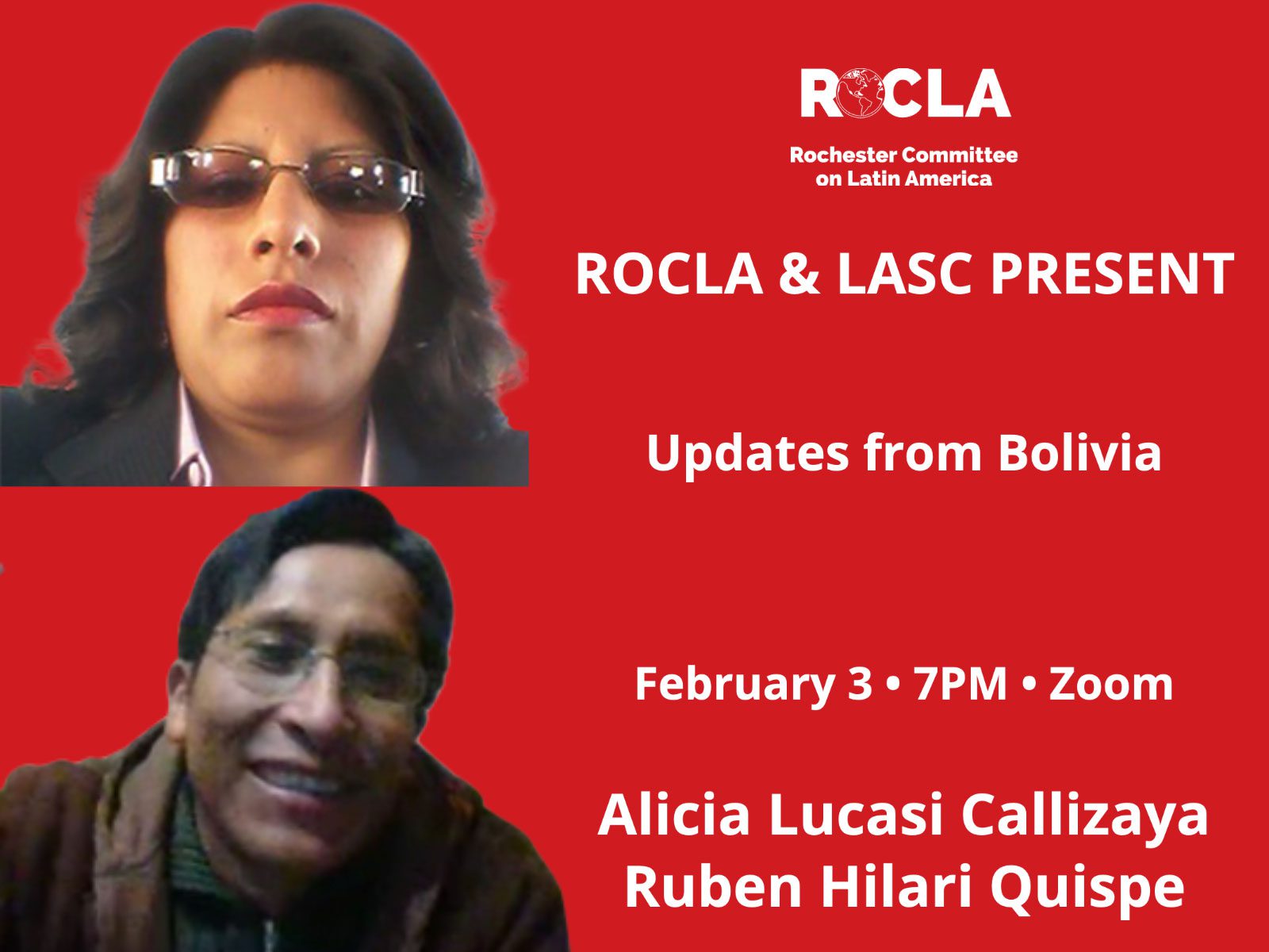 ROCLA & LASC Presents Updates from Bolivia