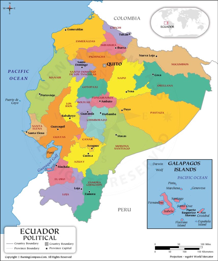 ecuador province map